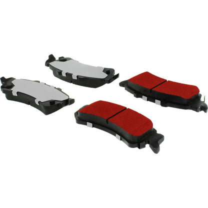 Centric Parts Disc Brake Pad Set PQ PRO low-dust with multi-layer shims