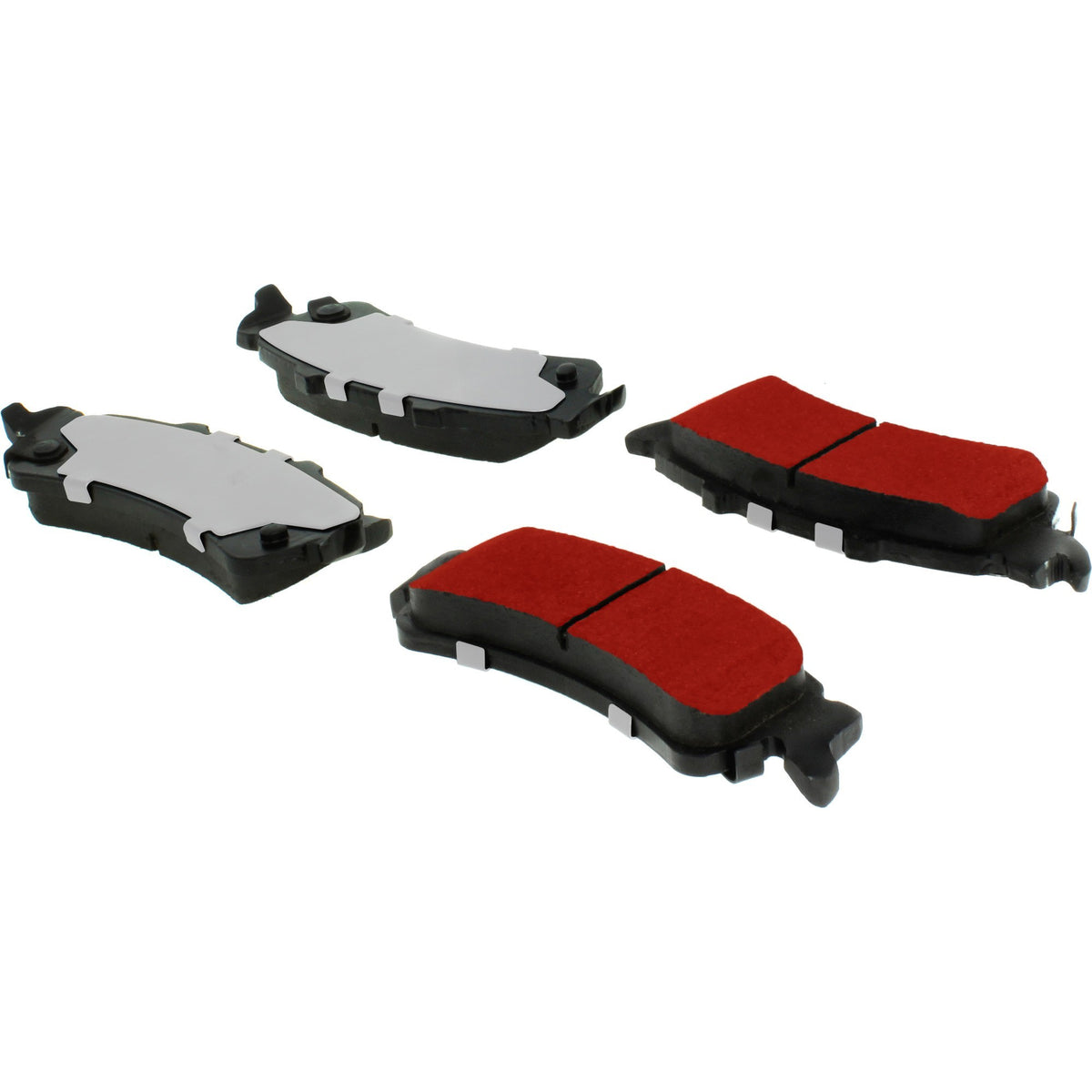 Centric Parts Disc Brake Pad Set PQ PRO low-dust with multi-layer shims