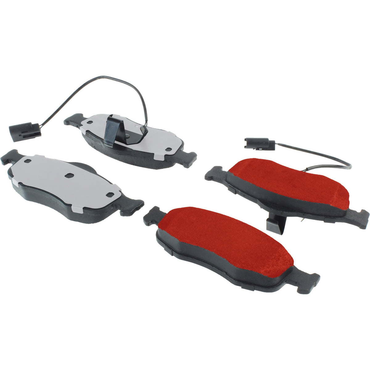 Centric Parts Disc Brake Pad Set PQ PRO with Hardware for Ford Contour 2000-1998 Mercury Cougar 2002-1999 Mystique 2000-1998 500.08010