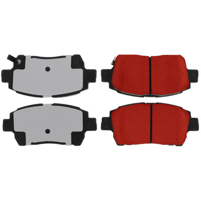 Centric Parts Disc Brake Pad Set with Low-Dust Formula for 2000 Toyota Celica 500.08221
