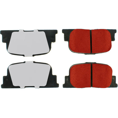 Centric Parts Disc Brake Pad Set with Low-Dust Formula for Daily Driving 500.08350