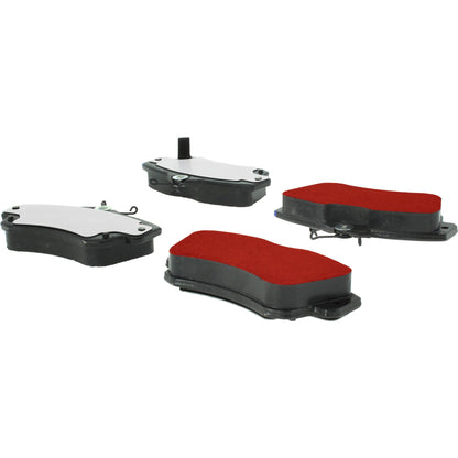 Centric Parts Disc Brake Pad Set PQ PRO low-dust with multi-layer shims