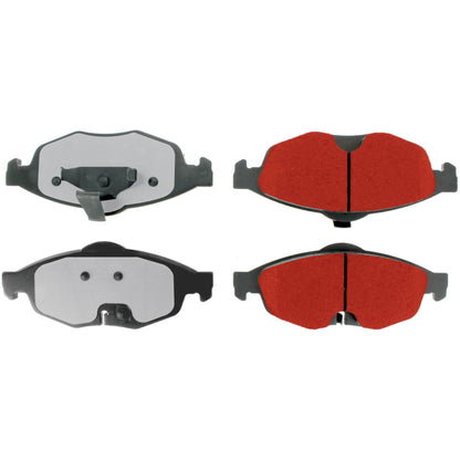 Centric Parts Disc Brake Pad Set PQ PRO low-dust 500.08690