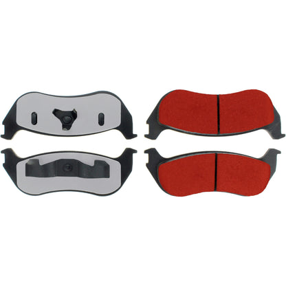 Centric Parts Disc Brake Pad Set with Low-Dust Formula for Daily Driving 500.08810
