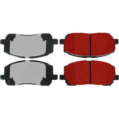 Centric Parts Disc Brake Pad Set PQ PRO with low-dust formula 500.08840