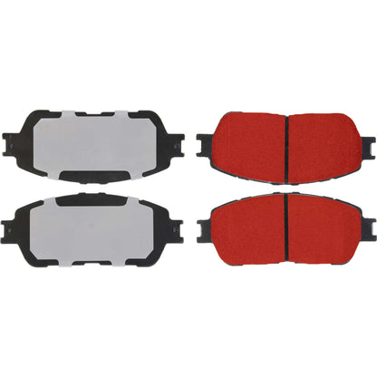 Centric Parts Disc Brake Pad Set with Low-Dust Formula for Daily Driving 500.09061