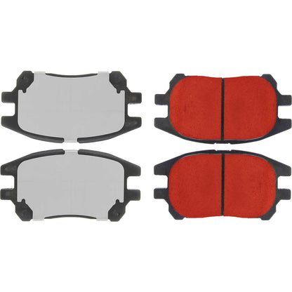 Centric Parts Disc Brake Pad Set with Low-Dust Formula for Daily Driving 500.09300