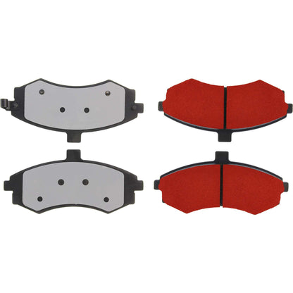 Centric Parts Disc Brake Pad Set PQ PRO with low-dust formula 500.09410