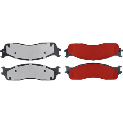 Centric Parts Disc Brake Pad Set PQ PRO with low-dust formula 500.09650