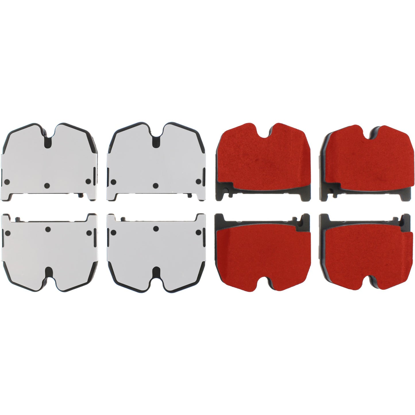 Centric Parts Disc Brake Pad Set PQ PRO low-dust formula 500.09830