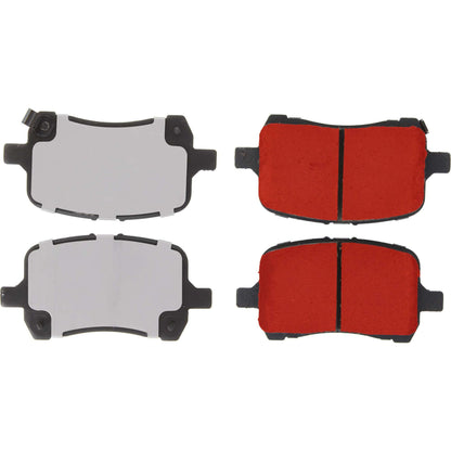 Centric Parts Disc Brake Pad Set with Low-Dust Formula 500.10280