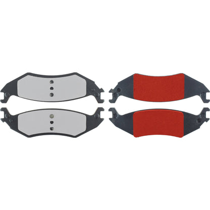 Centric Parts Disc Brake Pad Set with Low-Dust Formula for Daily Driving 500.10460