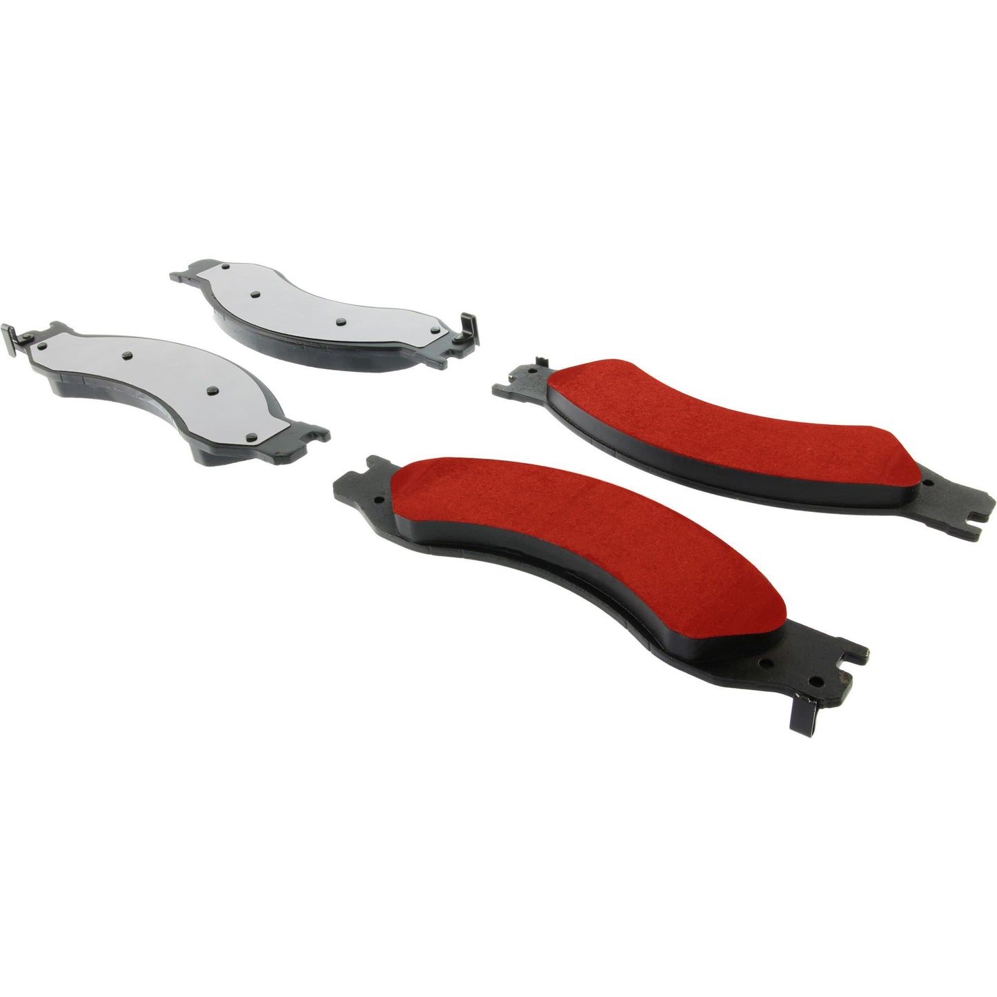 Centric Parts Disc Brake Pad Set PQ PRO low-dust with multi-layer shims