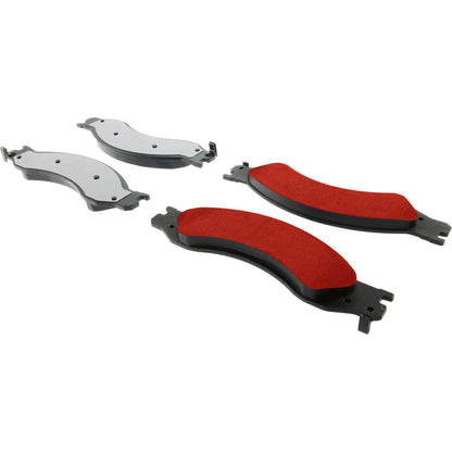 Centric Parts Disc Brake Pad Set PQ PRO low-dust with multi-layer shims