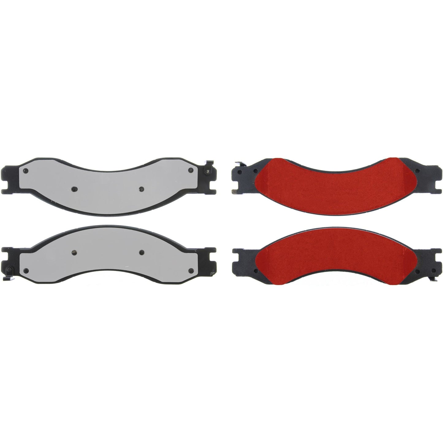 Centric Parts Disc Brake Pad Set PQ PRO low-dust with multi-layer shims