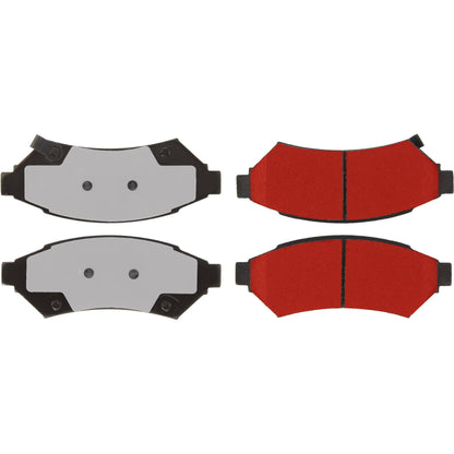 Centric Parts Disc Brake Pad Set PQ PRO low-dust 500.10750