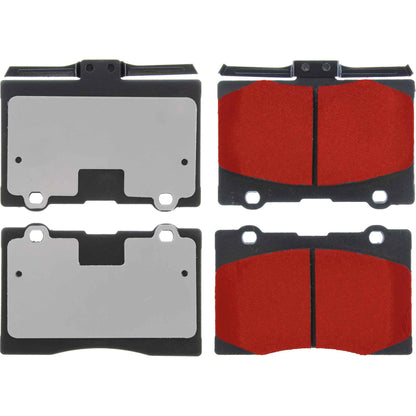 Centric Parts Disc Brake Pad Set with Low-Dust Formula 500.10910