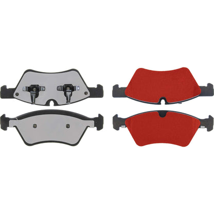 Centric Parts Disc Brake Pad Set with Low-Dust Formula for Daily Driving 500.11230