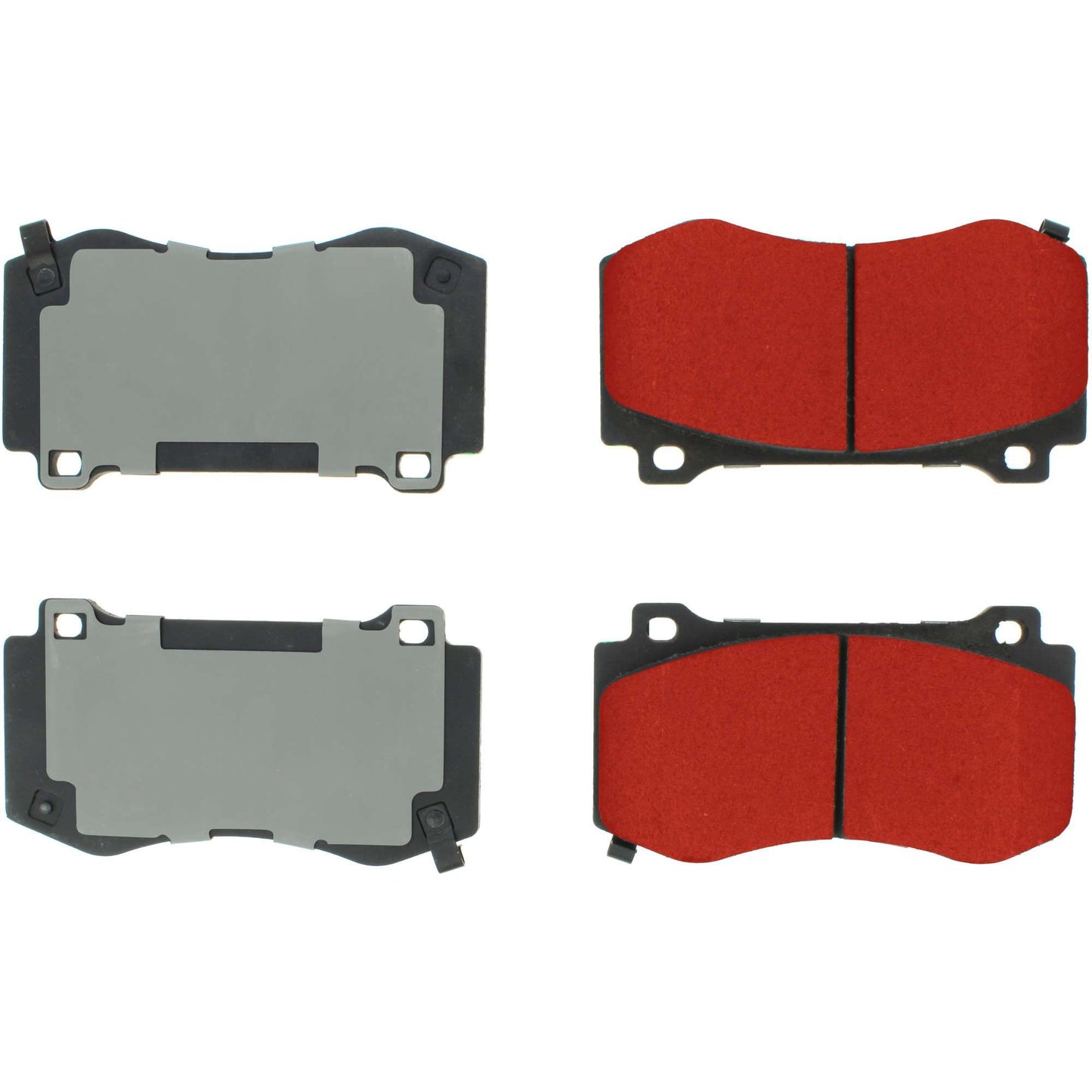 Centric Parts Disc Brake Pad Set with Low-Dust Formula for Compatible Vehicles 500.11490