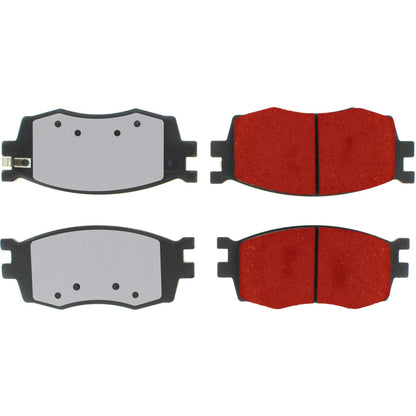 Centric Parts Disc Brake Pad Set with Low-Dust Formula 500.11560