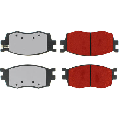 Centric Parts Disc Brake Pad Set with Low-Dust Formula 500.11560