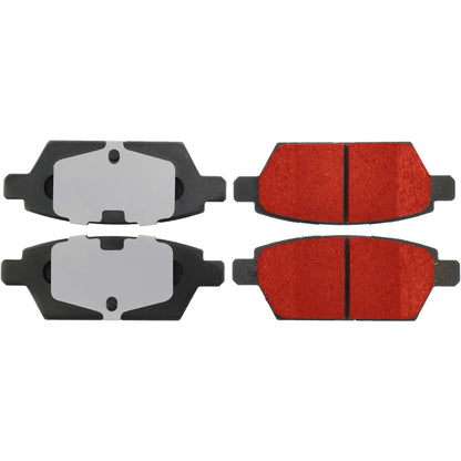 Centric Parts Disc Brake Pad Set with Low-Dust Formula 500.11610