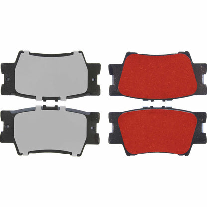 Centric Parts Disc Brake Pad Set PQ PRO with Hardware for Lexus ES300h 2018-2013, ES350 2018-2007, Toyota Avalon 2018-2008, Camry 2020-2007 500.12120