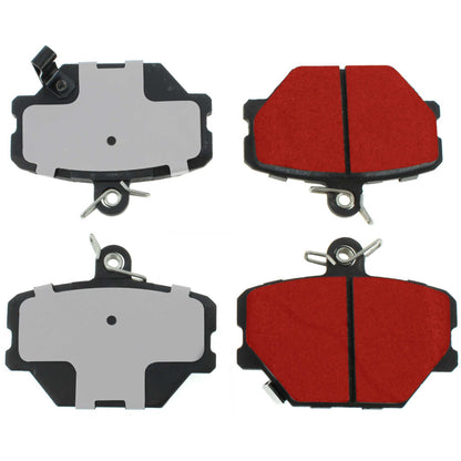 Centric Parts Disc Brake Pad Set PQ PRO with Low-Dust Formula for 2004-2015 Smart Cabrio Crossblade Fortwo Roadster 500.12520