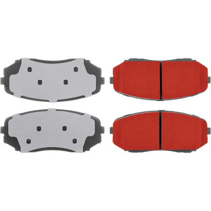 Centric Parts Disc Brake Pad Set with Low-Dust Formula for 2007-2014 Ford Edge, 2007-2015 Lincoln MKX, 2021-2022 Mazda CX‑5, 2007-2012 CX‑7, and 2007-2022 Mazda CX‑9 500.12580