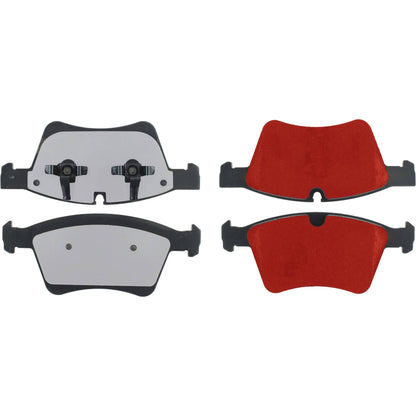 Centric Parts Disc Brake Pad Set with Low-Dust Formula for 2008-2012 Mercedes-Benz GL320 GL350 GL450 GL550 500.12720