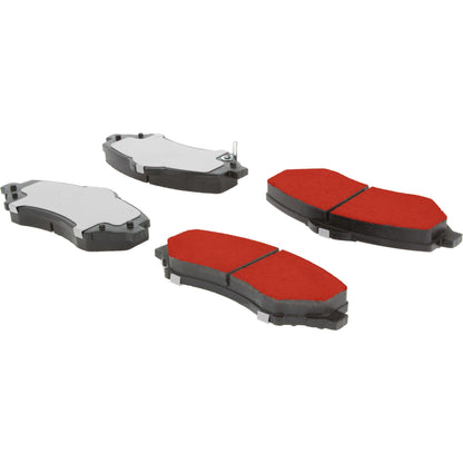 Centric Parts Disc Brake Pad Set with Low-Dust Formula for 2008-2016 Chrysler Town & Country, Dodge Grand Caravan, 2009-2013 Journey, 2007-2011 Nitro, 2008-2013 Jeep Liberty, 2007-2020 Wrangler, 2012-2015 Ram C/V, 2009-2014 Volkswagen Routan 500.12730