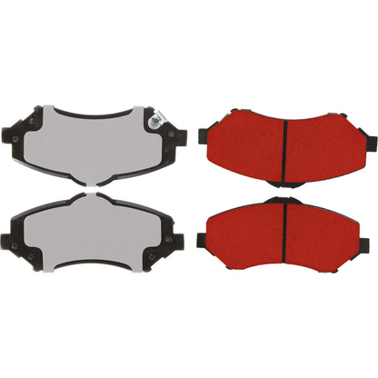 Centric Parts Disc Brake Pad Set with Low-Dust Formula for 2008-2016 Chrysler Town & Country, Dodge Grand Caravan, 2009-2013 Journey, 2007-2011 Nitro, 2008-2013 Jeep Liberty, 2007-2020 Wrangler, 2012-2015 Ram C/V, 2009-2014 Volkswagen Routan 500.12730
