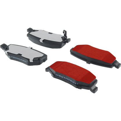 Centric Parts Disc Brake Pad Set PQ PRO with Low-Dust Formula for 2007-2011 Dodge Nitro 500.12740