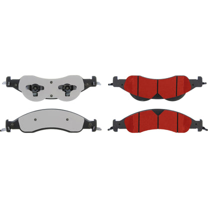 Centric Parts Disc Brake Pad Set with Low-Dust Formula for 2007-2009 Ford Expedition Lincoln Navigator 500.12780