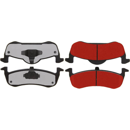 Centric Parts Disc Brake Pad Set with Low-Dust Formula for 2007-2017 Ford Expedition, 2013-2019 Lincoln MKT, 2007-2017 Navigator 500.12790