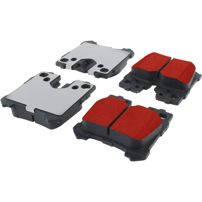 Centric Parts Disc Brake Pad Set PQ PRO low-dust for 2007-2017 Lexus LS460, 2018-2022 LS500/LS500h, 2008-2016 LS600h, 2020-2022 Toyota Mirai 500.12830