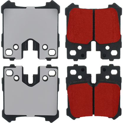 Centric Parts Disc Brake Pad Set PQ PRO low-dust for 2007-2017 Lexus LS460, 2018-2022 LS500/LS500h, 2008-2016 LS600h, 2020-2022 Toyota Mirai 500.12830
