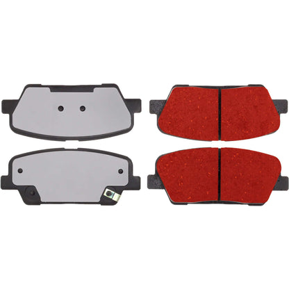 Centric Parts Disc Brake Pad Set with Low-Dust Formula for 2010-2016 Hyundai Santa Fe, 2011-2015 Kia Sorento 500.12842