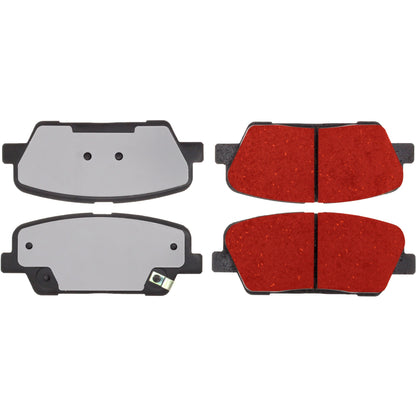 Centric Parts Disc Brake Pad Set with Low-Dust Formula for 2010-2016 Hyundai Santa Fe, 2011-2015 Kia Sorento 500.12842