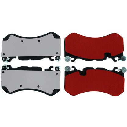 Centric Parts Disc Brake Pad Set PQ PRO with Hardware for 2014-2021 Audi RS7, Mercedes-Benz AMG GT