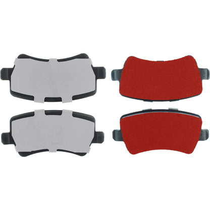 Centric Parts Disc Brake Pad Set PQ PRO with Hardware for Land Rover LR2 2015-2013, Range Rover Evoque 2015-2012, Volvo S60 2018-2011 500.13070