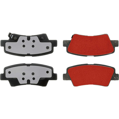 Centric Parts Disc Brake Pad Set PQ PRO with Hardware for 2007-2013 Hyundai and Kia 500.13130