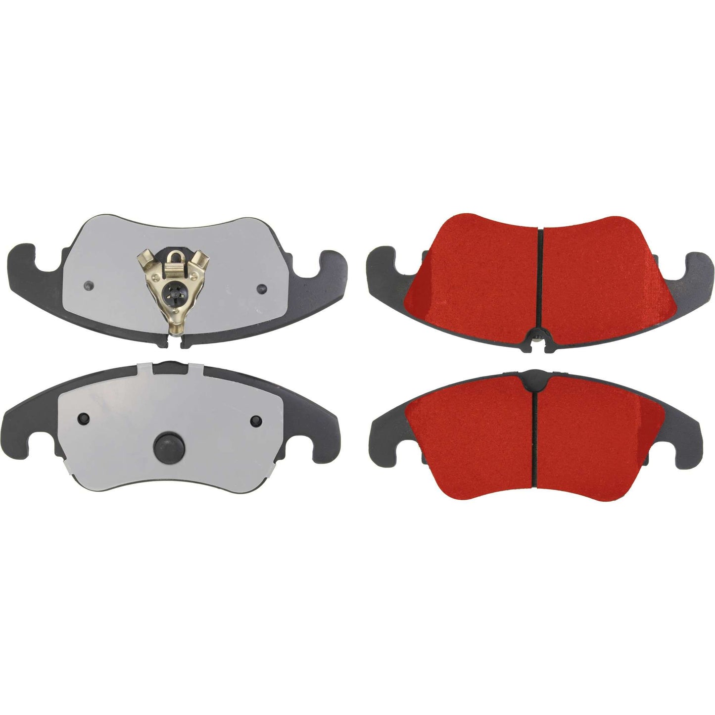 Centric Parts Disc Brake Pad Set PQ PRO with Hardware for 2009-2016 Audi A4
