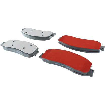 Centric Parts Disc Brake Pad Set PQ PRO with Low Dust Shims for 2010-2013 Ford F-250 Super Duty, 2010-2012 Ford F-350 Super Duty 500.13330