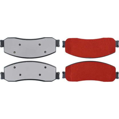 Centric Parts Disc Brake Pad Set PQ PRO with Low Dust Shims for 2010-2013 Ford F-250 Super Duty, 2010-2012 Ford F-350 Super Duty 500.13330