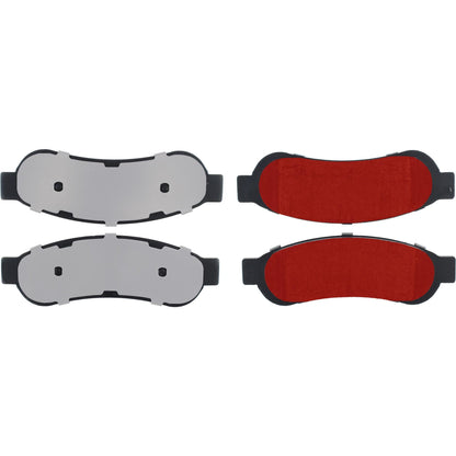 Centric Parts Disc Brake Pad Set with Low-Dust Formula for 2011-2013 Ford F-250 Super Duty, 2011-2012 Ford F-350 Super Duty 500.13340
