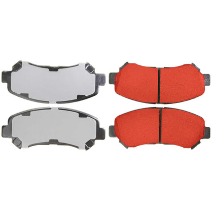 Centric Parts Disc Brake Pad Set with Low-Dust Formula for Nissan Rogue 2008-2013 Sentra 2007-2008 X-Trail 2008-2016 Suzuki Kizashi 2010-2016 500.13380
