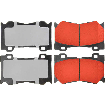 Centric Parts Disc Brake Pad Set PQ PRO with Low-Dust Formula for 2009-2023 Infiniti and Nissan Models 500.13460
