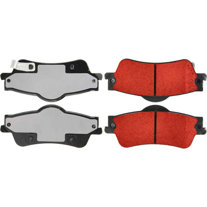 Centric Parts Disc Brake Pad Set PQ PRO with low-dust for 2011-2017 Chevrolet Caprice, 2008-2009 Pontiac G8 500.13520