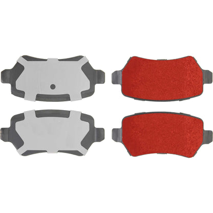 Centric Parts Disc Brake Pad Set with Low-Dust Formula for 2000-2009 Chevrolet Astra Meriva Zafira Saturn Astra 500.13620